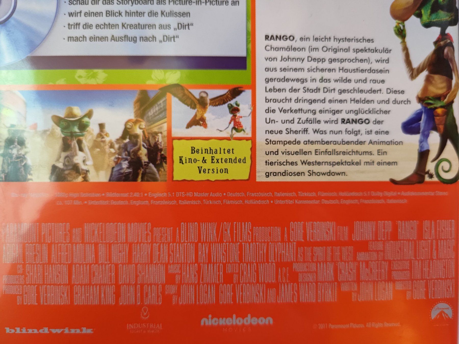 Alle DVDs: Rango – Gebraucht aus Liestal von Kratzilla 3