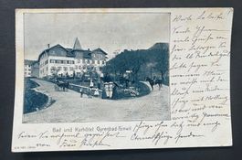 Bad-u Kurhotel Gyrenbad Hinwil, belebt 1905