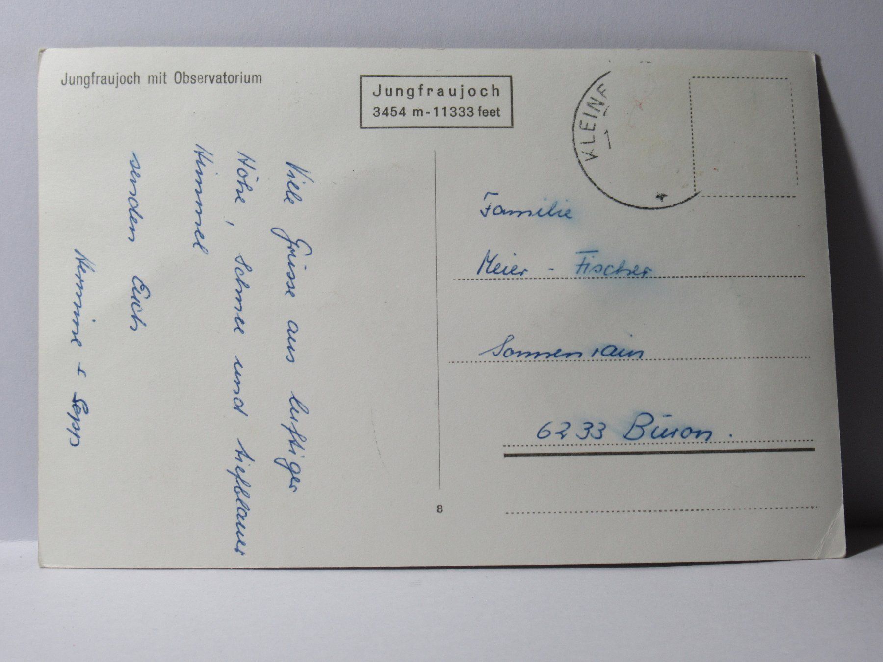 Cartes postales: Jungfraujoch mit Observatorium – D'occasion à Grenchen par Bluemchen1900 1