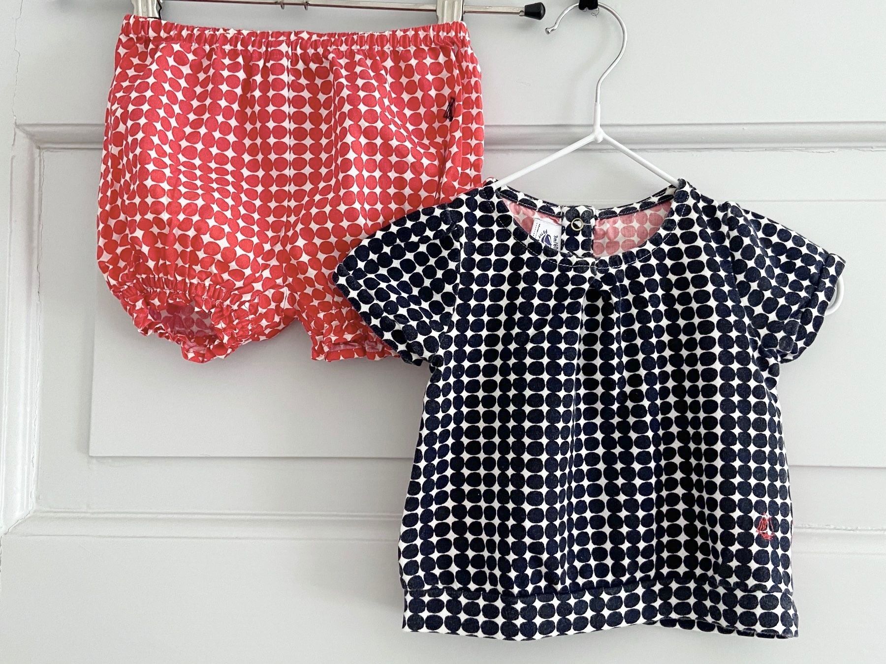 Petit Bateau Camicie, Top & T-shirt: Petit Bateau, Top/Bloomer, 56/62, Cotton – Usato da Zürich venduto da Pokimoki_1