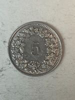 5 Rp. 1933 vz – schöne Patina – Sammlerstück