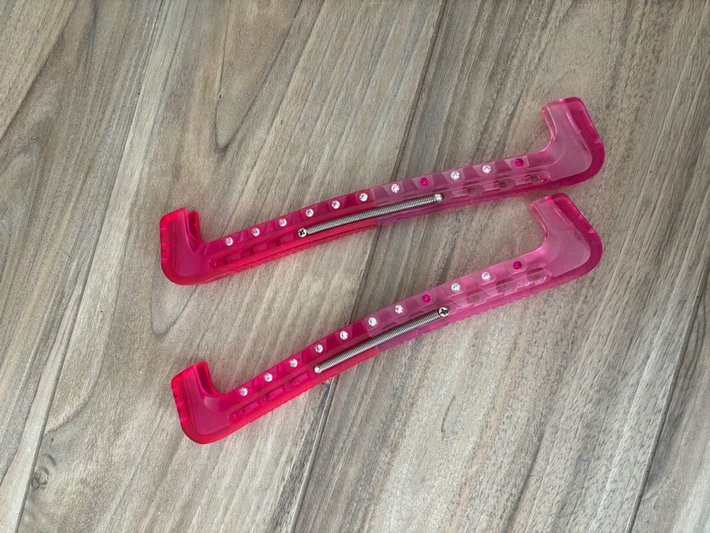 WDKXCN Kufenschoner 3er-Set Für Schlittschuhe - Verstellbarer Schutz Mit Entwässerungslöchern