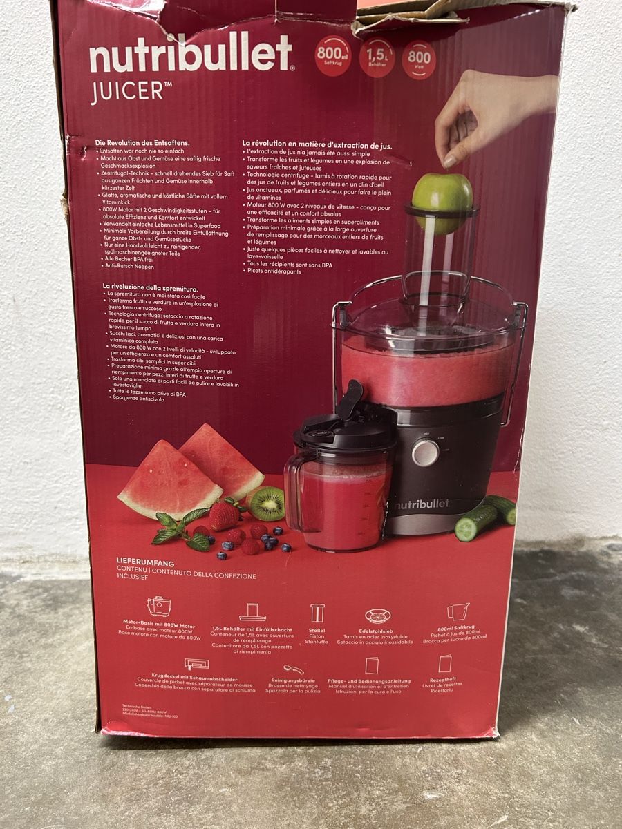 Nutribullet Elettrodomestici da cucina: Nutribullet Juicer – Usato da Luzern venduto da Juhui06 5