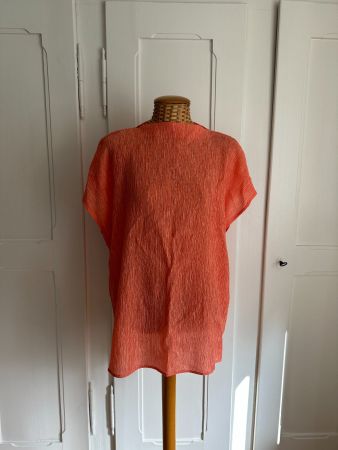 COS - Oberteil apricot plissiert oversized S