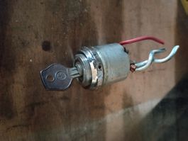 Schlüsselschalter Schalter 12/24V Antik gabraucht