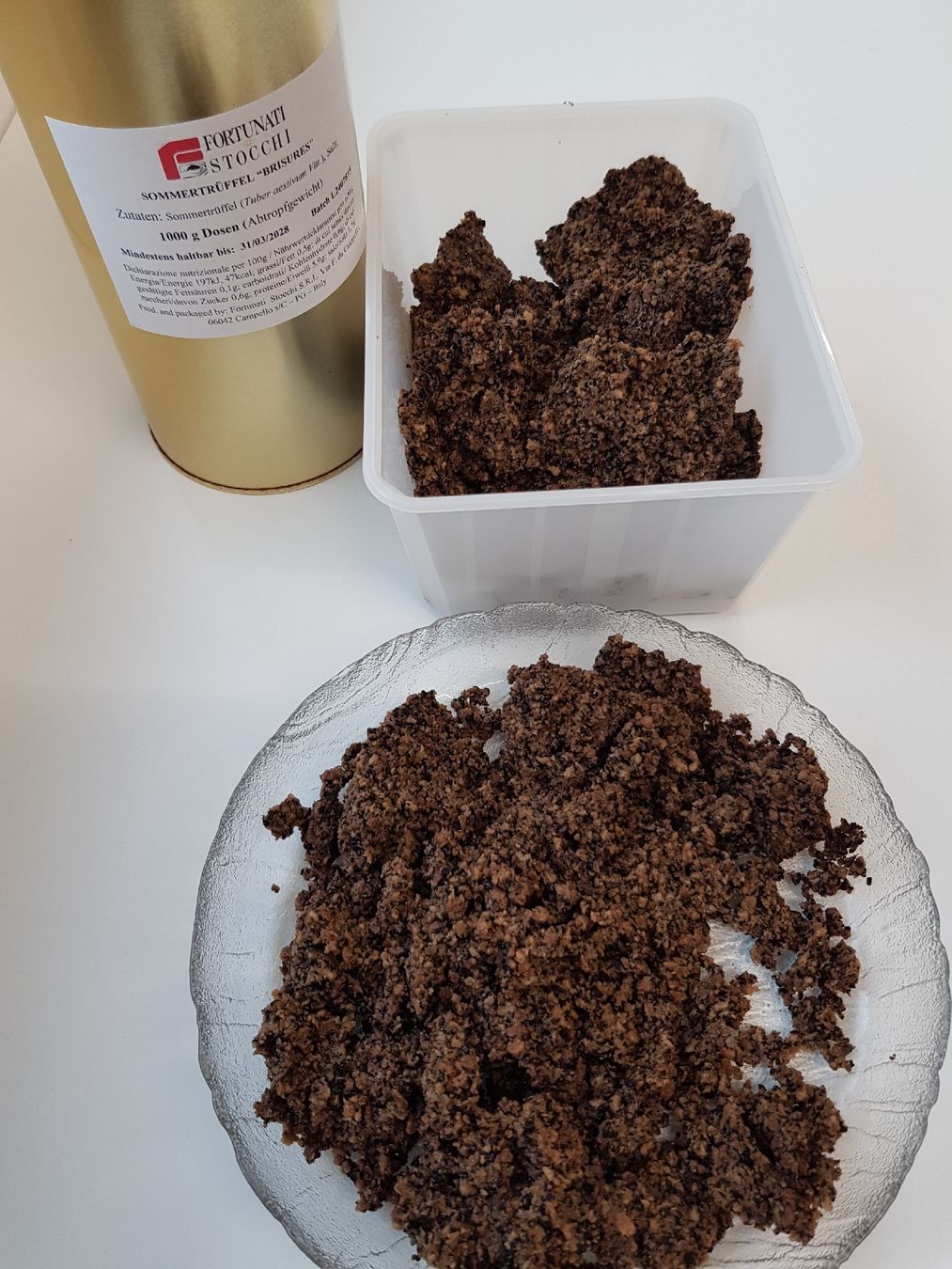 Cibi & Specialità: Trüffel "Brisures" Sommertrüffel 1000gr. Dose – Nuovo e nell'imballaggio originale da Zürich venduto da Sommertraum 6