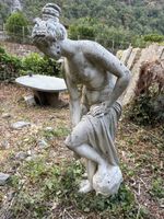 STATUA VENERE ALLEGRAIN IN CEMENTO BIANCO H CM 162X46