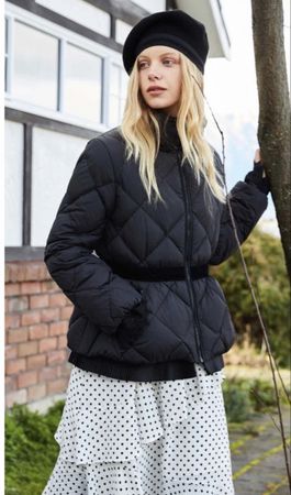Veto Moda Black down jacket S like new