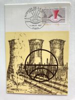 Ersttagsausgabe Postkarte Frankreich 1980 Bergbau