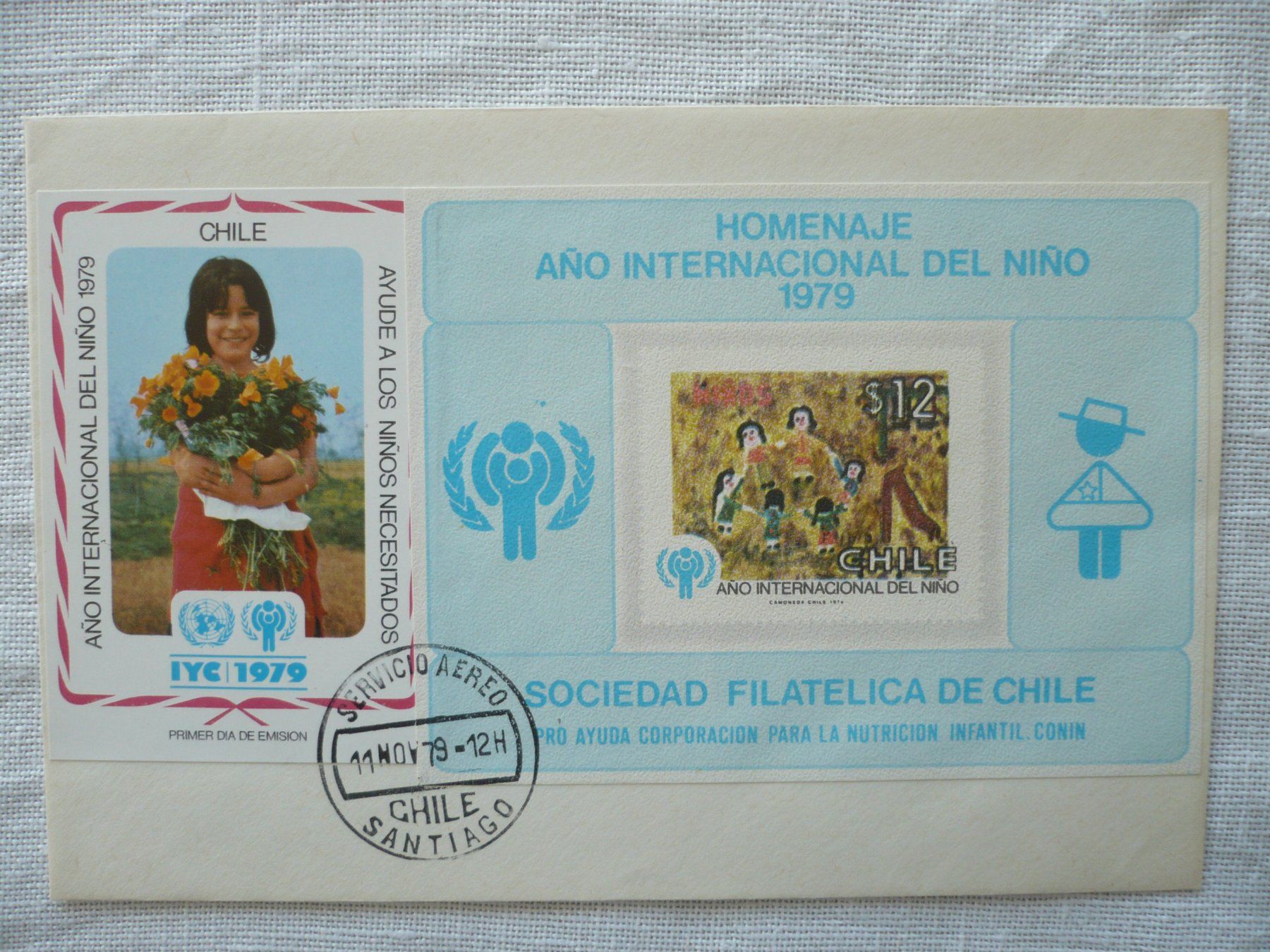 Tutti i francobolli: Chile 1979 Jahr des Kindes – Usato da Zürich venduto da saltandpepper008