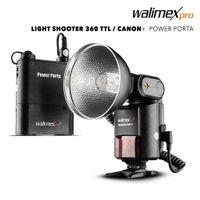 Walimex pro Light Shooter 360 TTL für Canon + Power Porta mi