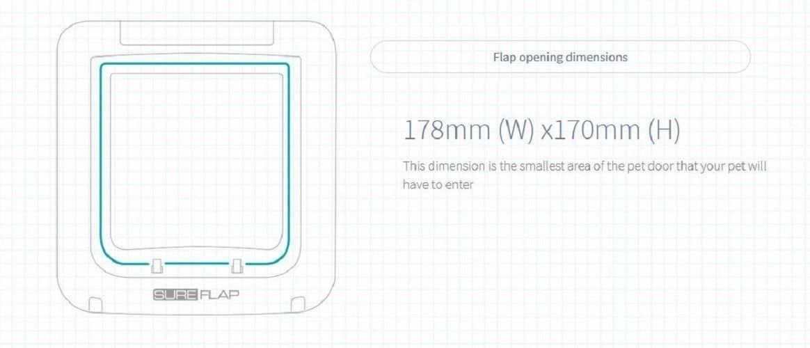 Katzenklappen: SureFlap XL Mikropchip Haustierklappe – Neu und originalverpackt aus Bottighofen von zaap 5