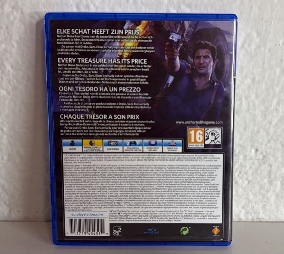 Sony Giochi: Uncharted 4 A Thief's End - PS4/PS5 Game – Usato da Ehrendingen venduto da bubulence 1