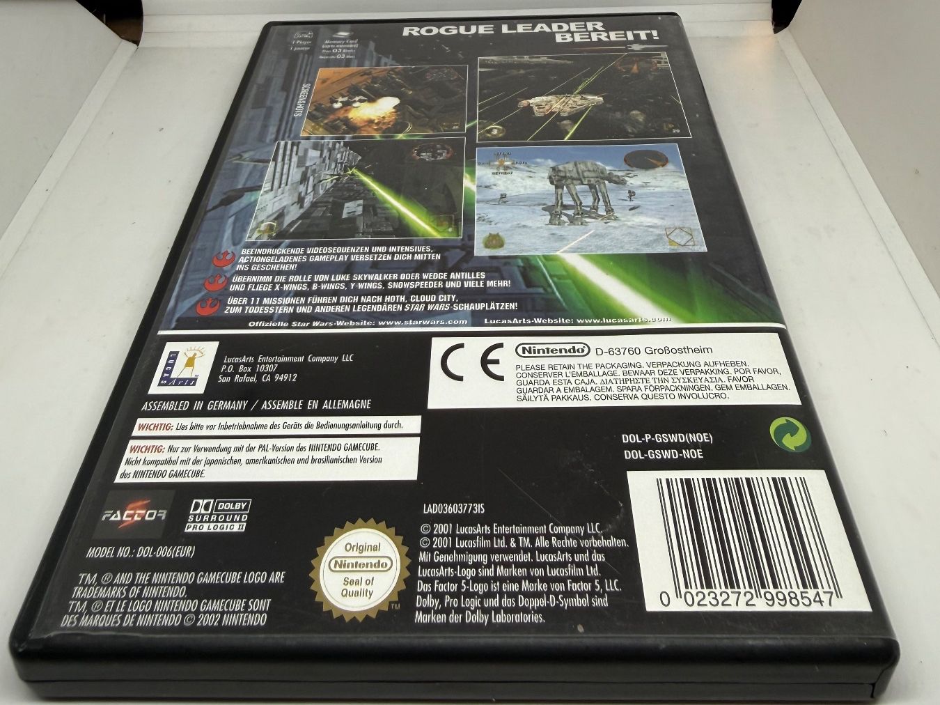 Nintendo Giochi: Star Wars Rogue Leader: Rogue Squadron 2 GameCube – Usato da Dietlikon venduto da NESFEVER 2