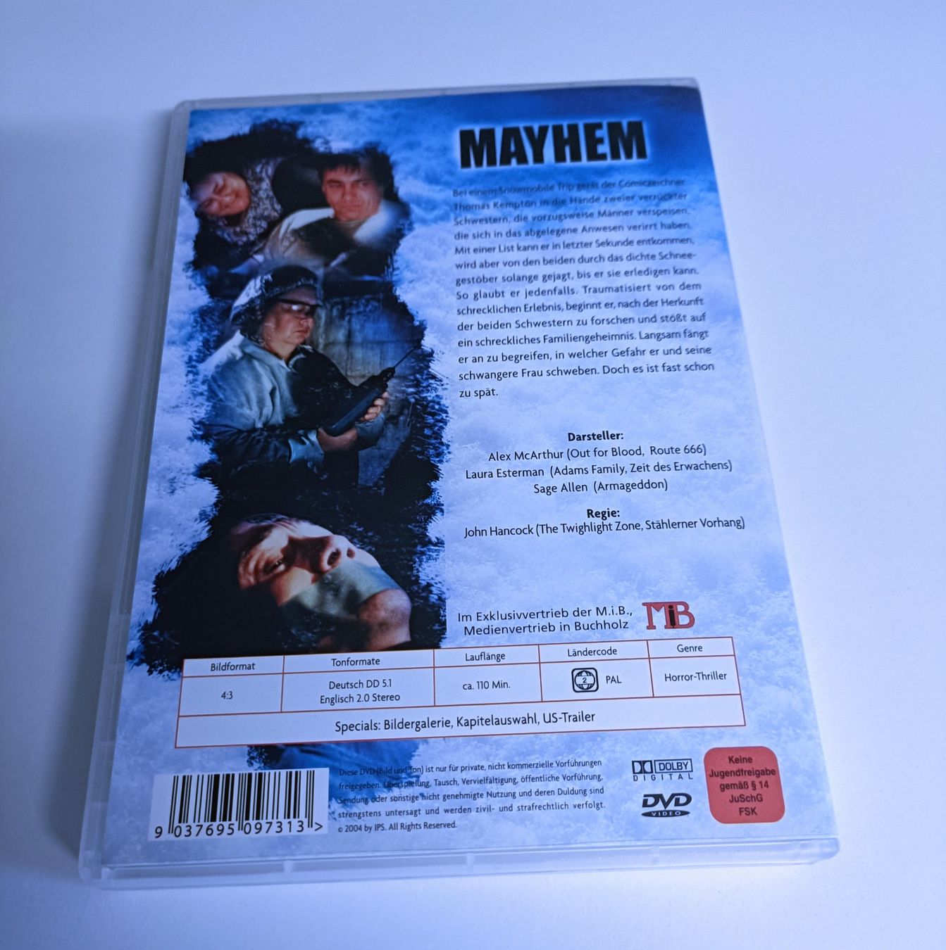 Tous les DVDs: MAYHEM – D'occasion à Köniz par Movieportal007 1