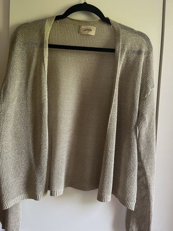 Opus Jacke gold glitter 44