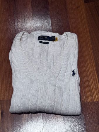 Weisser klassischer Pullover von Ralph Lauren