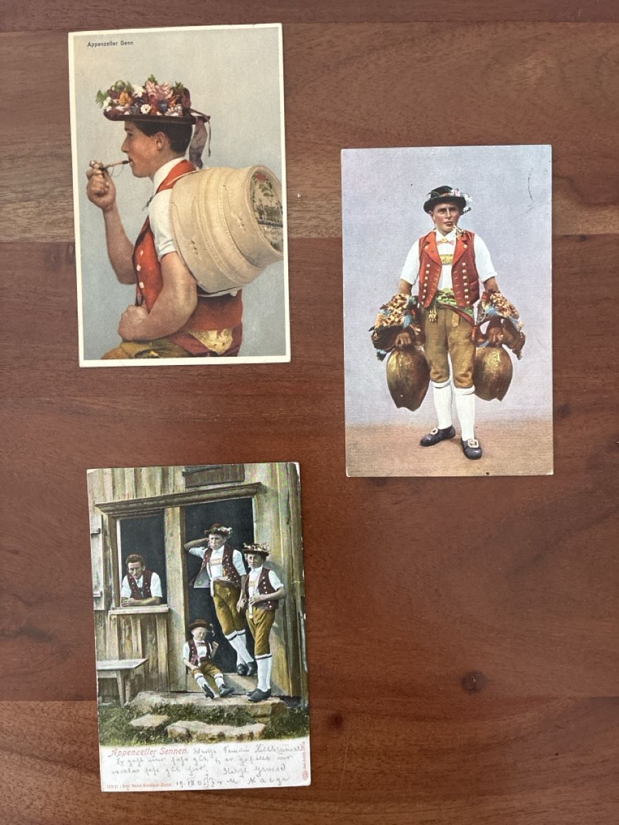 Cartes postales: 6 Ansichtskarten Schweiz Appenzeller  – D'occasion à Oftringen par Cla.vD.74