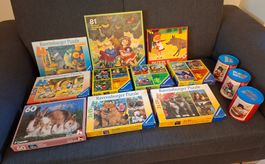 Puzzle-Sammlung für Kinder 70er-, 80er, 90er-Jahre