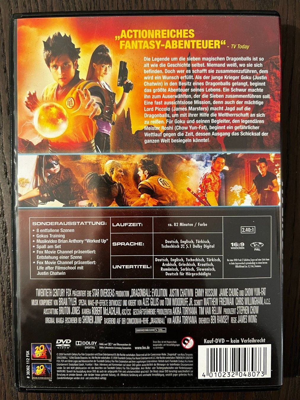 Tutti i DVDs: Dragonball Evolution – Usato da Zürich venduto da FilmFreunde 1