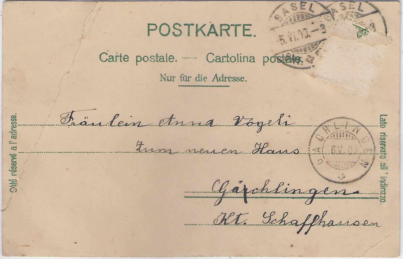 Cartoline postali: Gruss aus Arlesheim - Andlauerhof – Difettoso da Ettingen venduto da Kartenplanet 1
