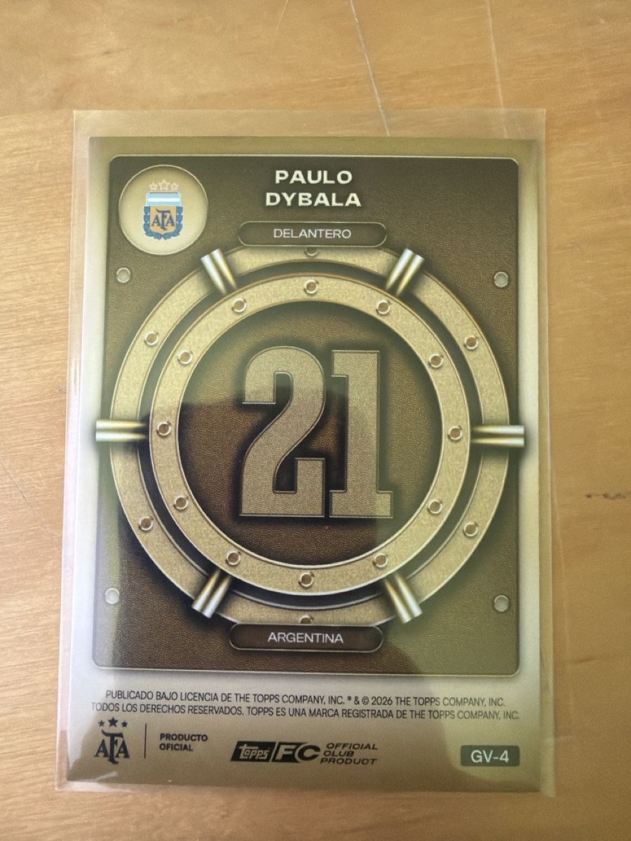 Topps Cartes à collectionner: Topps Paulo Dybala Argentinien – Neuf (Voir description) à Dietikon par gab_rkb5 1