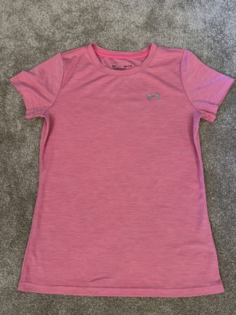 Under Armour  Girls' Pink T-Shirt, Size Small, Summe