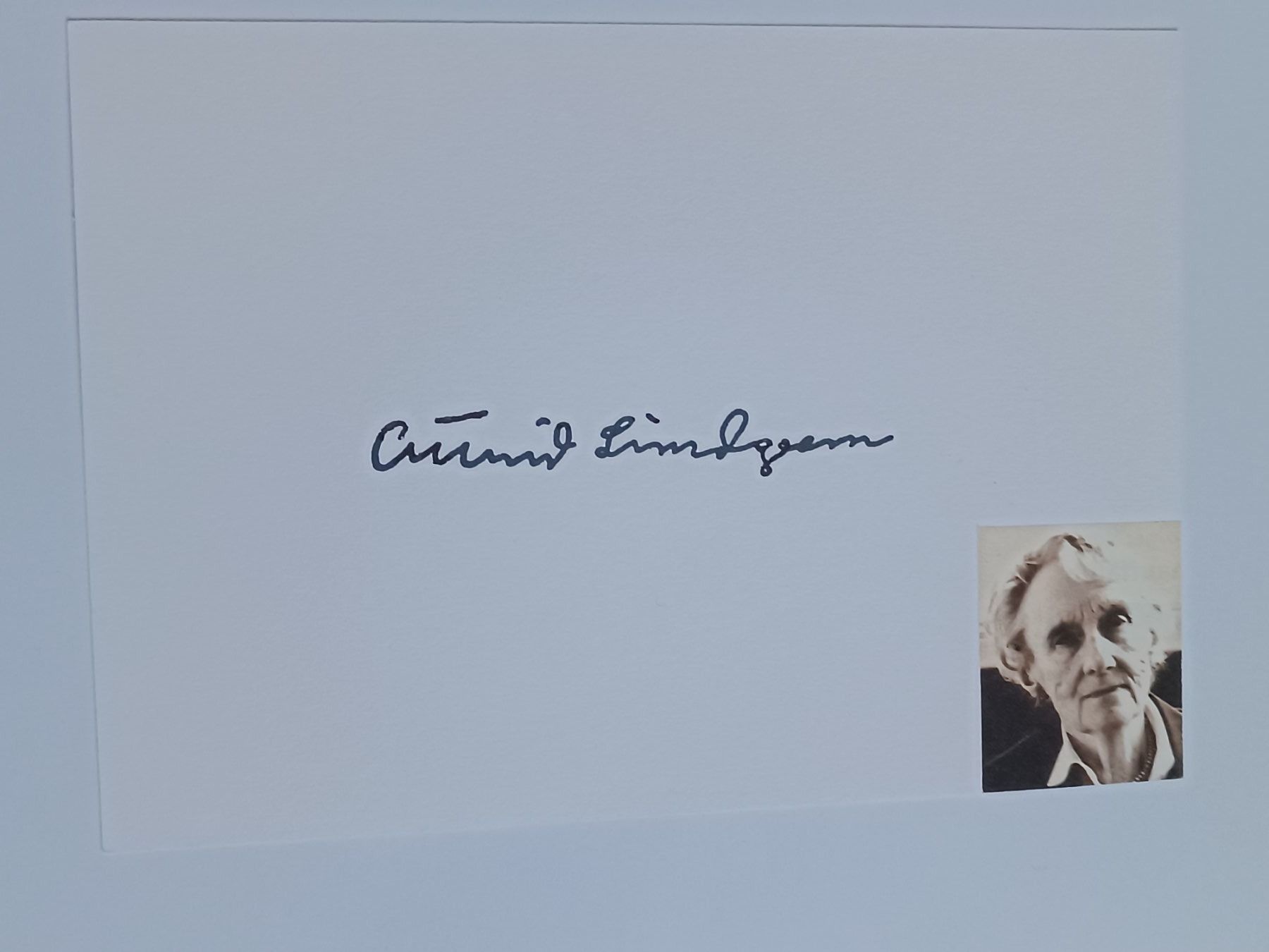 Autografi: Astrid Lindgren - original Autogramm – Usato da Menziken venduto da Autogramme