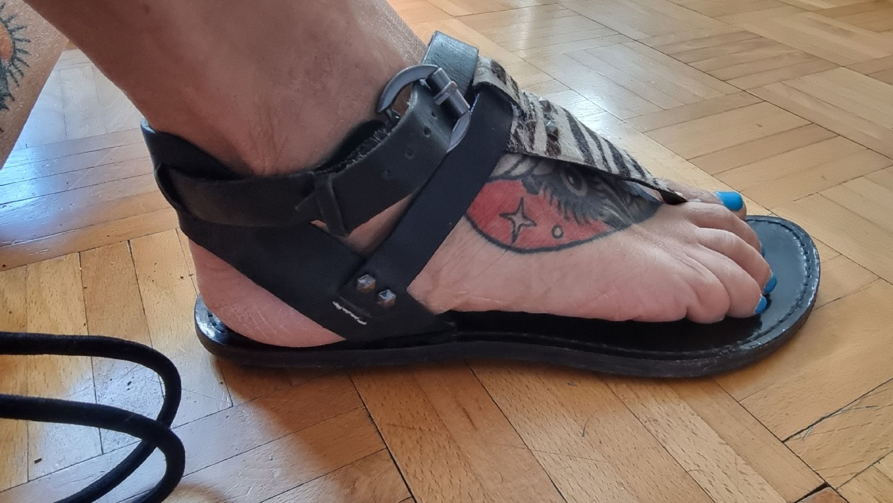 Damenschuhe: sandales zebrées – Gebraucht aus Carouge GE von mon_x9y7 2