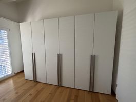 Micasa MODUL Kleiderschrank 303 cm – weiss – viel Stauraum