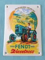 Email Schild FENT Dieselross Traktor