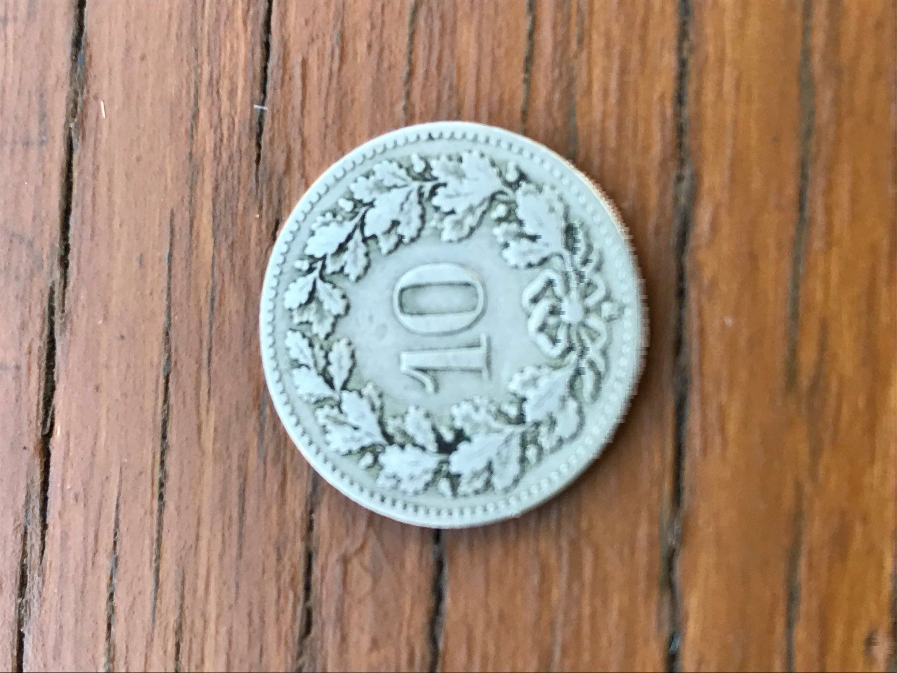Tutti le monete: 10Rp. 1907 – Usato da Riehen venduto da hansi999 1