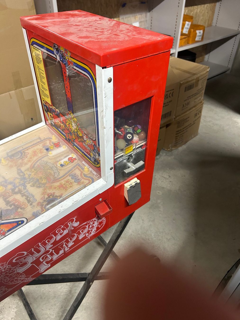 Slot Machine: Mini Flipper mit Münzeinwurf – Usato da Hombrechtikon venduto da SPS-Liquidationen 1