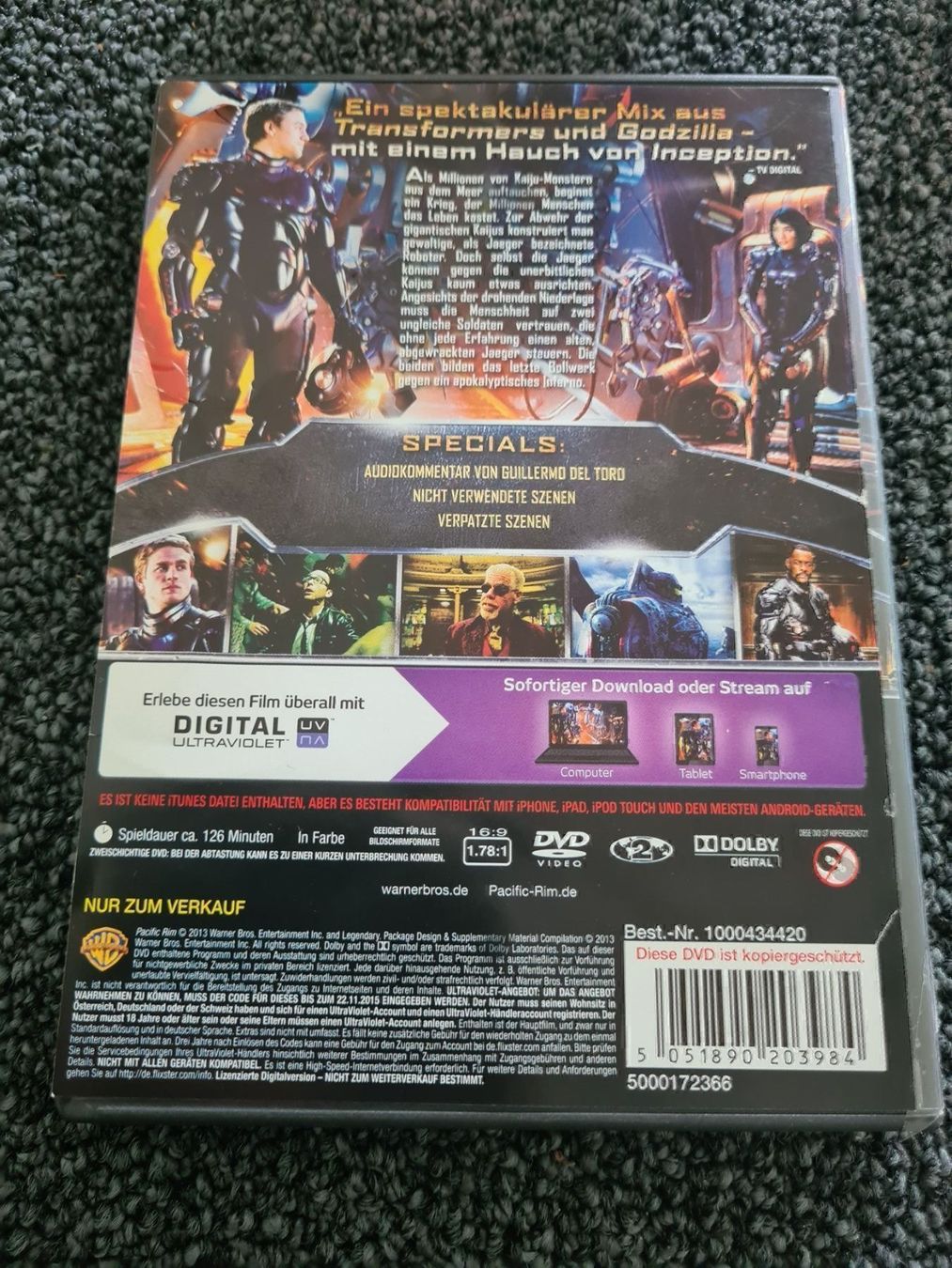 Tutti i DVDs: PACIFIC RIM(8198) – Usato da Ruswil venduto da Ruck.Zuck. 1