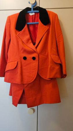 Completo donna 2 pezzi rosso-nero tg.L/XL