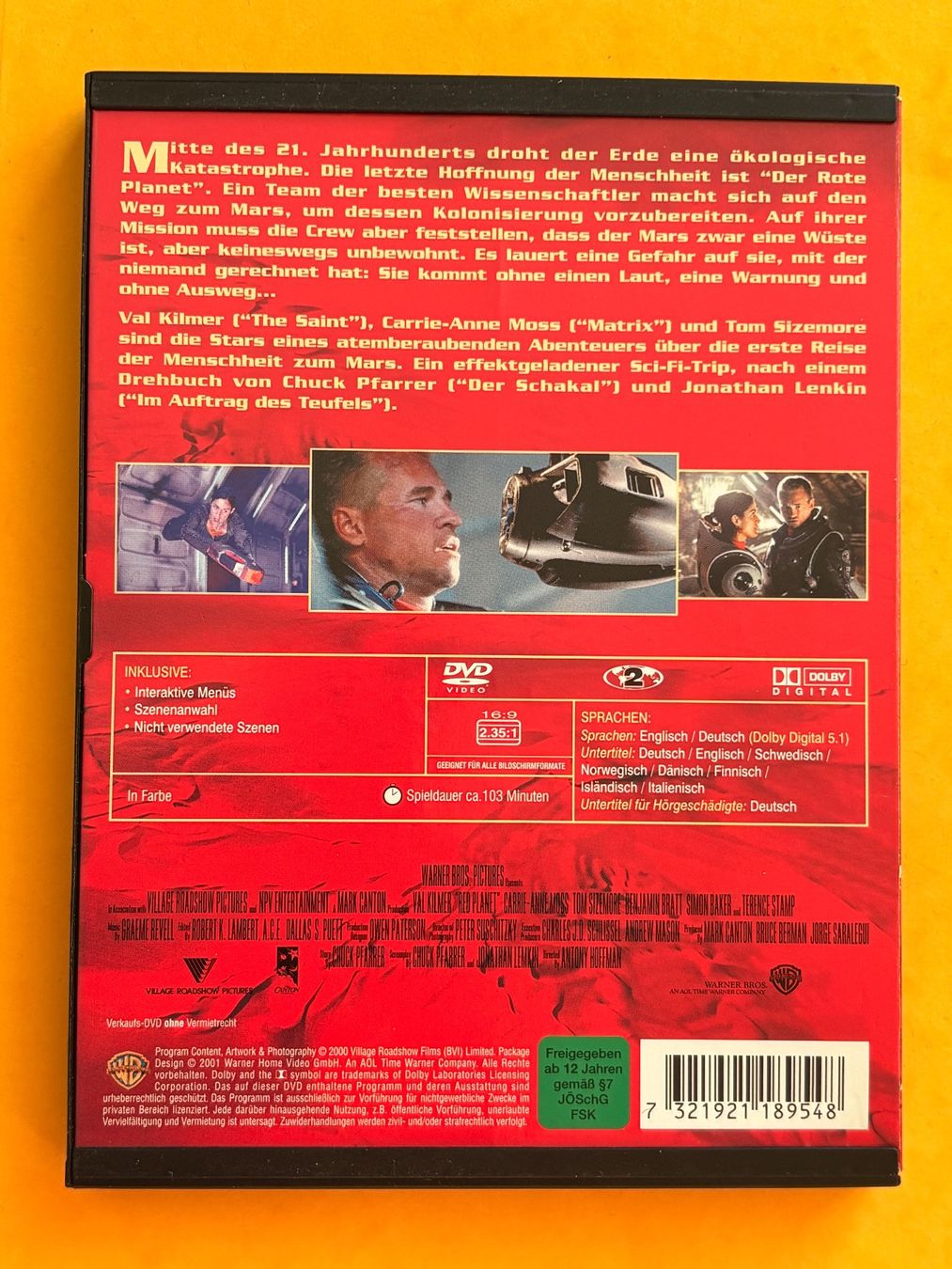 Tutti i DVDs: Red Planet (2000) RAR – Usato da Spreitenbach venduto da SwissTradeMan 1