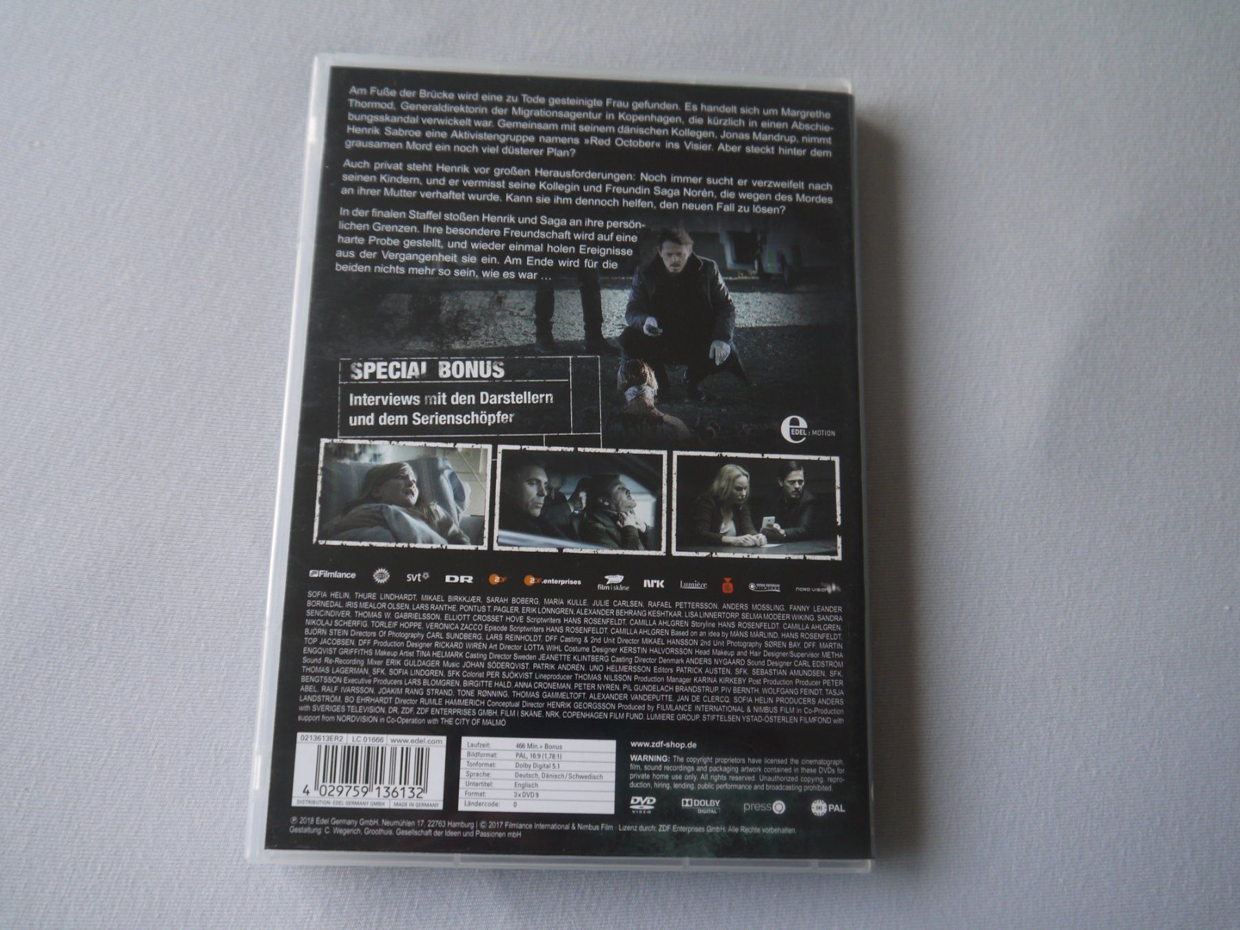 Tutti i DVDs: DIE BRÜCKE -Staffel 4 -Finale Staffel – Usato da Hagendorn venduto da Blaf 1