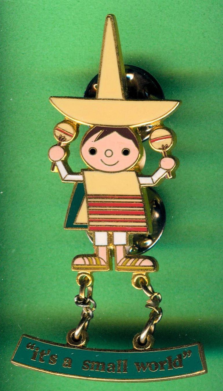 Disney Placchette & Badge: DISNEY  It's small world  MEXIKO – Usato da Winterthur venduto da Sammleroase