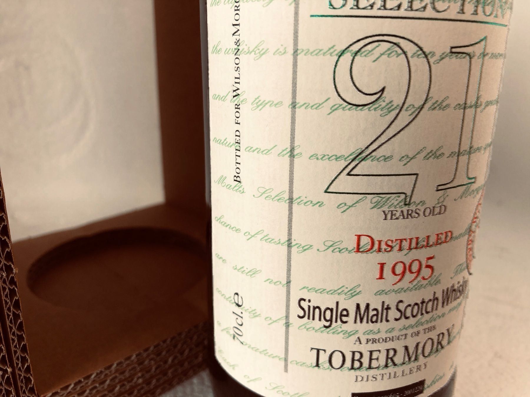 Spirituosen: TOBERMORY 1995/21 YO W&M 55% – Neu und originalverpackt aus Wöschnau von Vinsale 3
