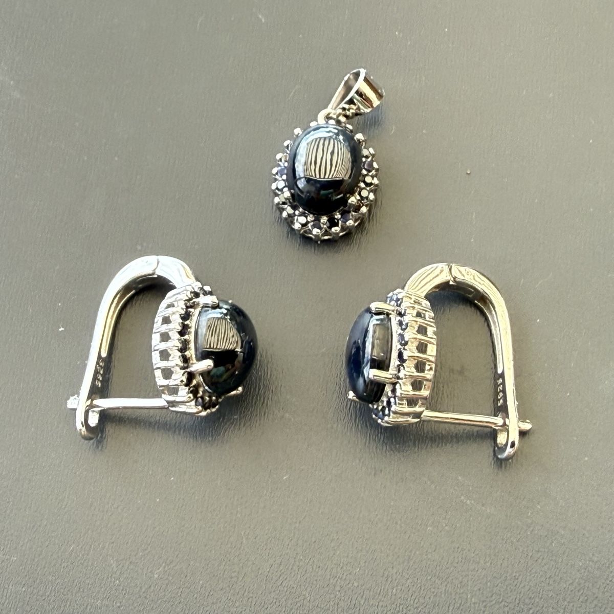 Boucles d'oreille: Phänomenale Sternsaphire: Ohrringe und Anhänger – Neuf avec emballage d'origine à Ebikon par elischka 8