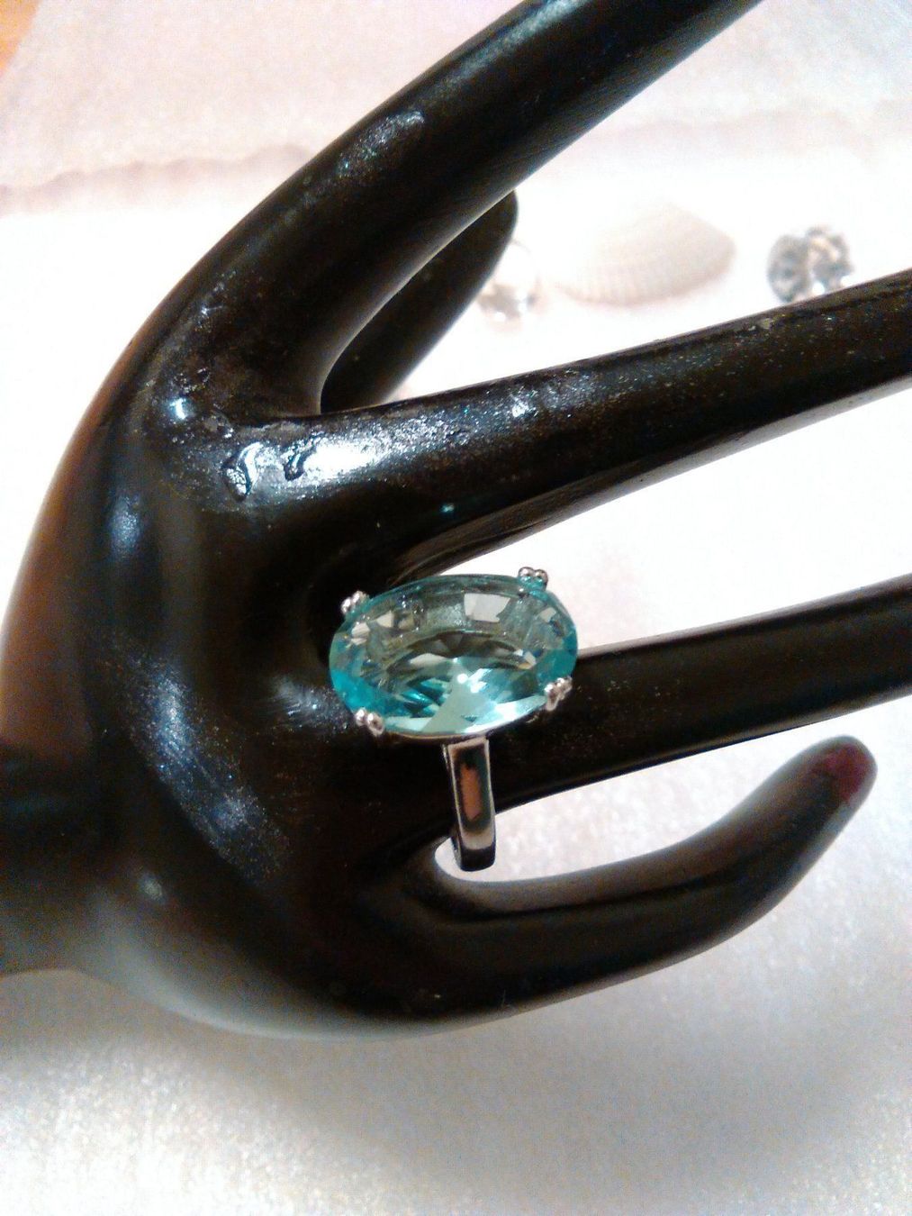 Ringe: RING MODESCHMUCK ; IMETATION AQUAMARINE – Neu (gemäss Beschreibung) aus Basel von bijoutrie_4 3