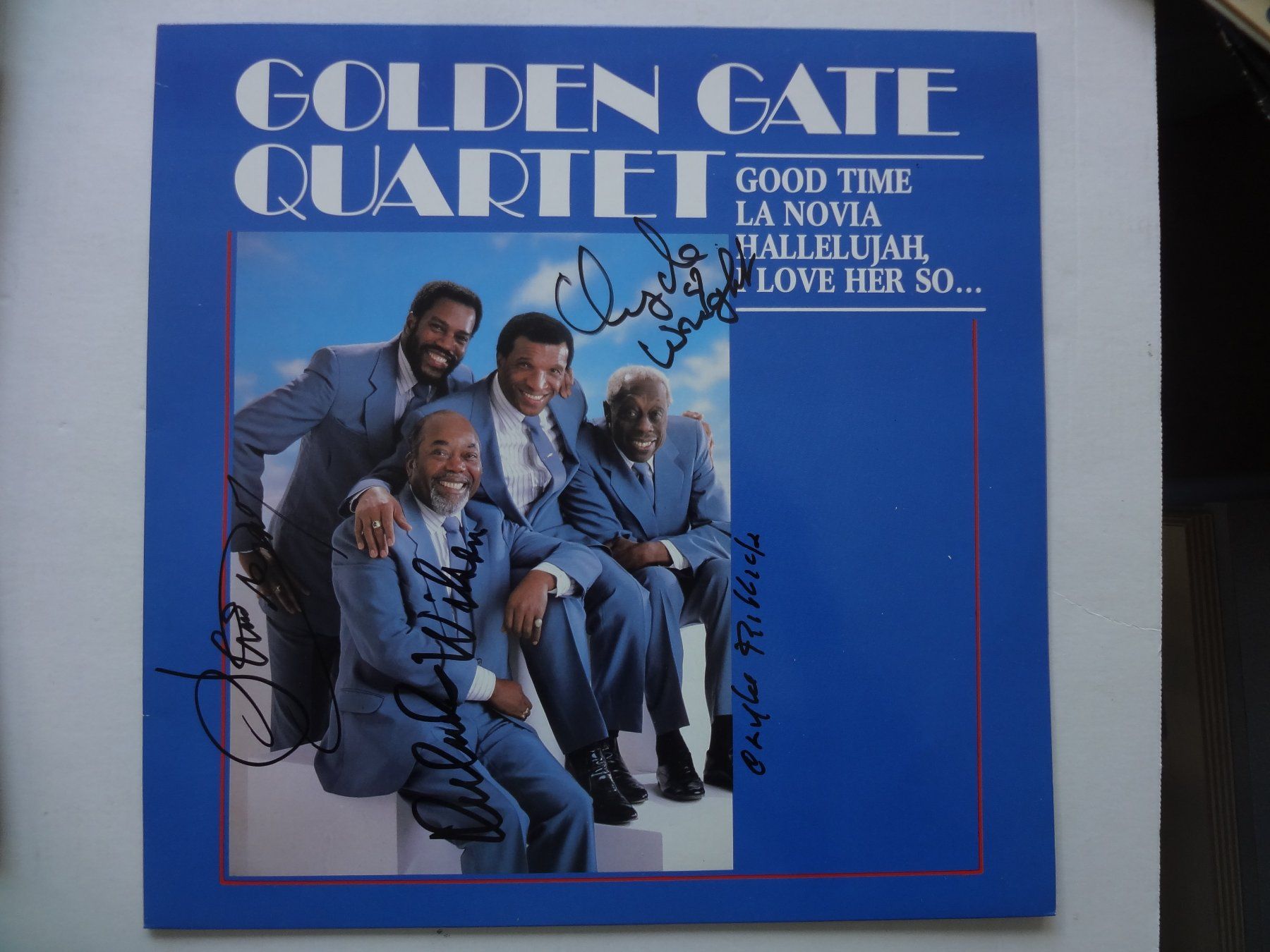 Schallplatten: Golden Gate Quartet LP, mit Autogrammen – Gebraucht aus Hemishofen von Phonomandy