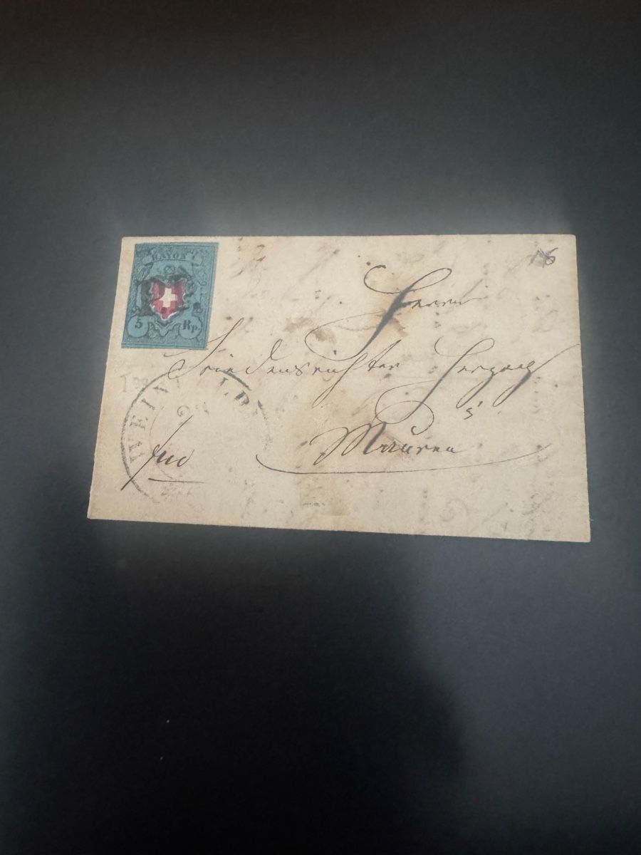 Alle Briefmarken: Toller Rayon Brief – Gebraucht aus Uster von Briefmarken
