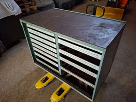 Metallschrank schubladenstock werkbank regal