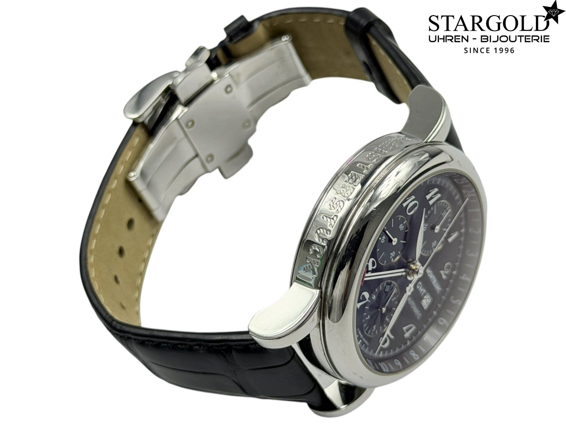 Montblanc Orologi: Montblanc Star Gmt Chronograph - 7067 – Usato da Zürich venduto da Stargold-Uhren 5