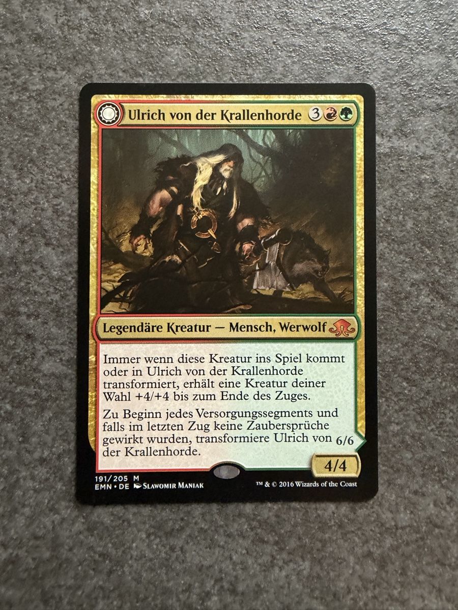 Magic The Gathering Cartes à collectionner: Magic Karte Ulrich von der Krallenhorde Eldritch Moon – D'occasion à Zürich par cENS0R