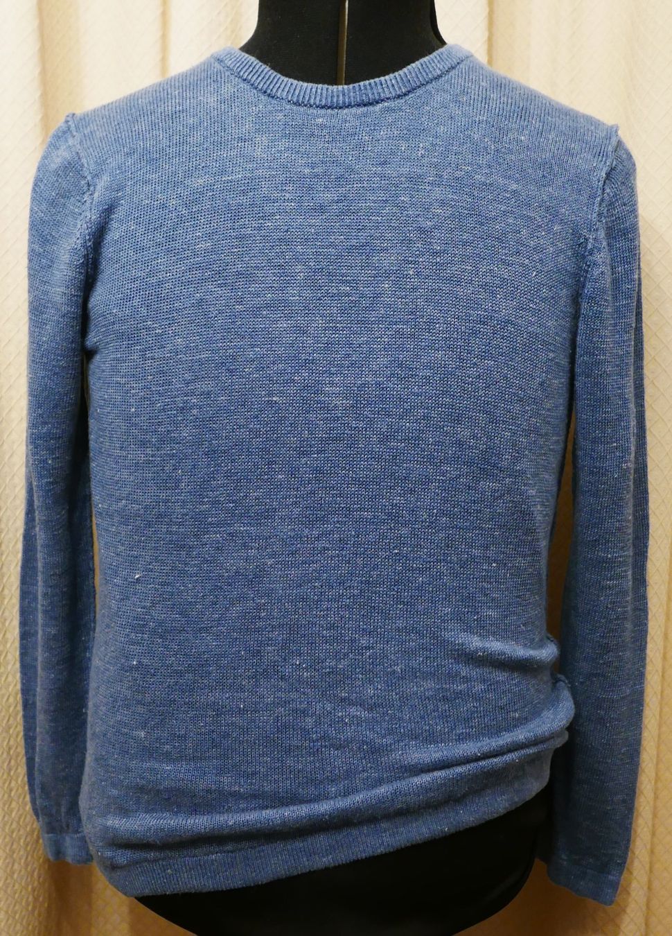 Navyboot Maglioni & Felpe: Pull col rond NAVYBOOT 100% Lin bleu – Usato da Nyon venduto da WHTF 1