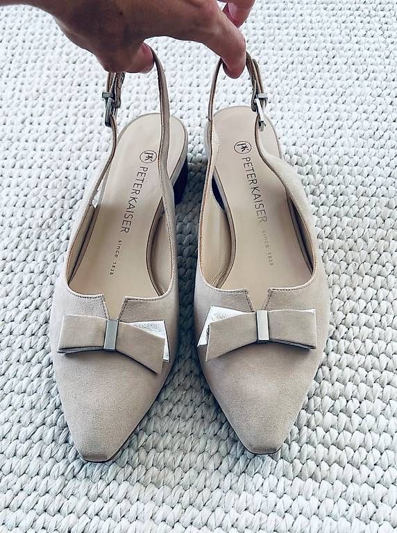 Kaiser Chaussures femmes: Beige Peter Kaiser Slingpumps Gr.38, NP~200Fr. – Neuf (Voir description) à Diegten par ste_pvd5