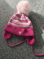 Pinke Mädchen Wintermütze mit Ohrenklappen, Gr. one size