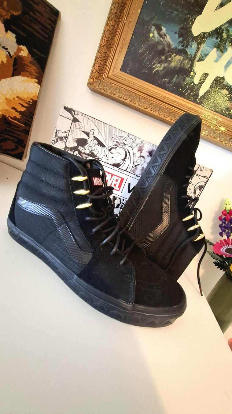 Vans Scarpe da uomo: vans sk8-HI  black panther / Marvel – Nuovo (secondo la descrizione) da Perly venduto da gsc_hwt7